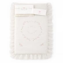 COMPOSE  CULLA RICAMATO 4 PEZZI 