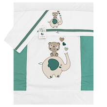 COMPOSE  CULLA RICAMATO 5 PZ 