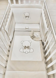 COMPOSE  LETTINO RICAMATO 6 PEZZI 