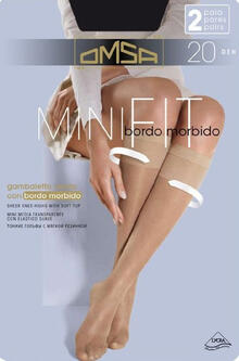 CONFEZIONE 2 PAIA GAMBALETTO 20 DENARI CON POLSINO COMFORT 