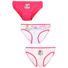 CONFEZIONE 3 PAIA SLIP BIMBA COTONE PRINCESS 