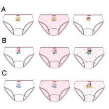 CONFEZIONE 3 PAIA SLIP BIMBA COTONE PRINCIPESSE 