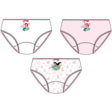CONFEZIONE 3 PAIA SLIP BIMBA COTONE PRINCIPESSE 