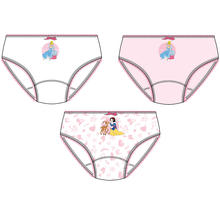 CONFEZIONE 3 PAIA SLIP BIMBA COTONE PRINCIPESSE 