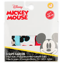 CONFEZIONE 3 PAIA SLIP BIMBO COTONE MICKEY 