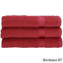 CONFEZIONE ASCIUGAMANO 3 PZ 60X100 cm  SPUGNA 430 gr/mq 