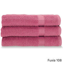 CONFEZIONE ASCIUGAMANO 3 PZ 60X100 cm  SPUGNA 430 gr/mq 