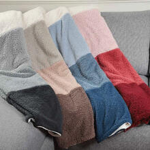 COPERTA 1 PIAZZA CM 150X200 FLANEL 200GR MQ+ SHERPA 200GR 