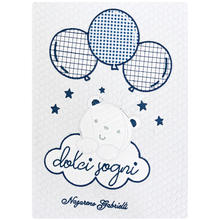 COPERTINA CULLA COTONE RICAMATA 