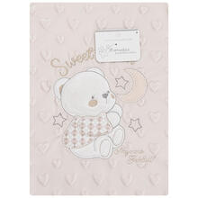 COPERTINA CULLA PILE BUBBLE RICAMATA CM 75X100 