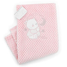 COPERTINA CULLA RICAMATA CM 75X95 