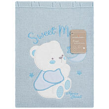 COPERTINA CULLA RICAMATA SMACCHINATA IN LANA CM 75X95 