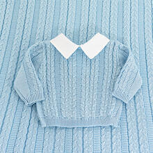 MINISET NEONATO CON COPERTINA E COMPLETINO PURO COTONE 