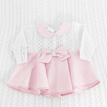 MINISET NEONATA CON COPERTINA E VESTINA PURO COTONE 