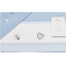 COPPIA COTONE TELA AIDA 3 PZ SOPRA+SOTTO+FEDERA 