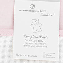 COPPIA COTONE TELA AIDA 3 PZ SOPRA+SOTTO+FEDERA 