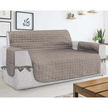 COPRIDIVANO 4 POSTI TRAPUNTATO CM 372 X 220 IN MICROFIBRA 