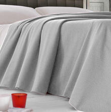 COPRILETTO 2 PIAZZE TINTO FILO CM 260X275 