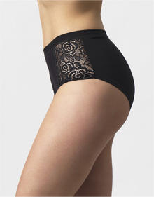 SLIP MIDI DONNA COTONE ELASTICIZZATO CON PIZZO 