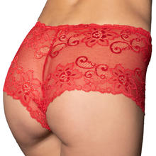 CULOTTA DONNA ROSSO NATALE PIZZO 