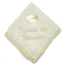 FAZZOLETTI BATTESIMO SETA 