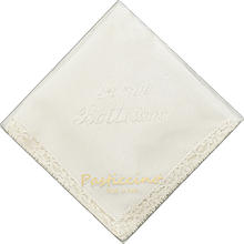 FAZZOLETTO BATTESIMALE TESSUTO SETIFICATO 