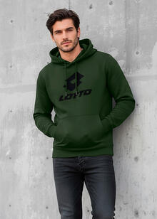 FELPA UOMO MODA GARZATA CAPPUCCIO 