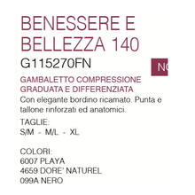 GAMBALETTO DONNA SANITARIO 140 DENARI 