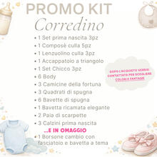 KIT CORREDINO NASCITA 40 PEZZI 