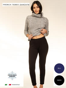 LEGGINGS DONNA FELPATO SUPER CALDO 