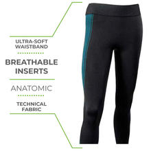 LEGGINGS DONNA SPORTIVO IN MICROFIBRA 