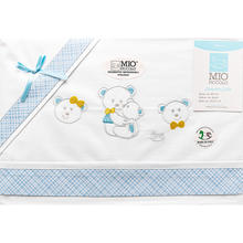 LENZUOLINO CULLA 3 PZ SOPRA+ SOTTO+FEDERA 100% COTONE 