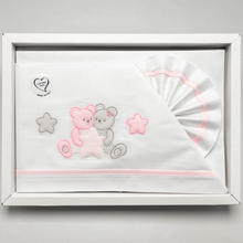 LENZUOLINO CULLA 3 PZ SOPRA+ SOTTO+FEDERA 100% COTONE 