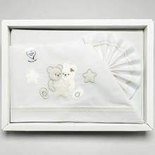 LENZUOLINO CULLA 3 PZ SOPRA+ SOTTO+FEDERA 100% COTONE 