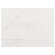 LENZUOLINO CULLA RICAMO A MANO PURO COTONE 