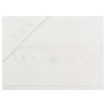 LENZUOLINO CULLA RICAMO A MANO PURO COTONE 