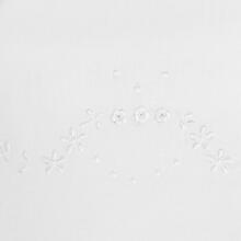 LENZUOLINO CULLA RICAMO A MANO PURO COTONE 