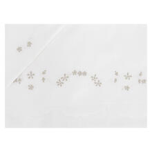 LENZUOLINO CULLA RICAMO A MANO PURO COTONE 