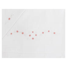 LENZUOLINO CULLA RICAMO A MANO PURO COTONE 