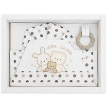 LENZUOLINO NEONATO CULLA 3 PEZZI + MASSAGGIAGENGIVE 