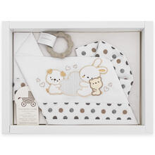 LENZUOLINO NEONATO CULLA 3 PEZZI + MASSAGGIAGENGIVE 
