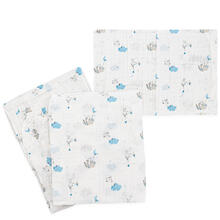 LENZUOLINO NEONATO CULLA IN MUSSOLA DI PURO COTONE 