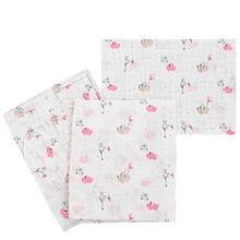 LENZUOLINO NEONATO CULLA IN MUSSOLA DI PURO COTONE 