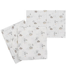 LENZUOLINO NEONATO CULLA IN MUSSOLA DI PURO COTONE 