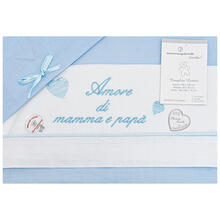 LENZUOLO 3 PZ CULLA RICAMATO 