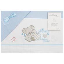 LENZUOLO 3 PZ CULLA RICAMATO 