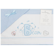 LENZUOLO 3 PZ CULLA RICAMATO 