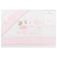 LENZUOLO 3 PZ CULLA RICAMATO 