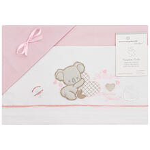 LENZUOLO 3 PZ CULLA RICAMATO 