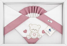 LENZUOLO 3 PZ CULLA RICAMATO 